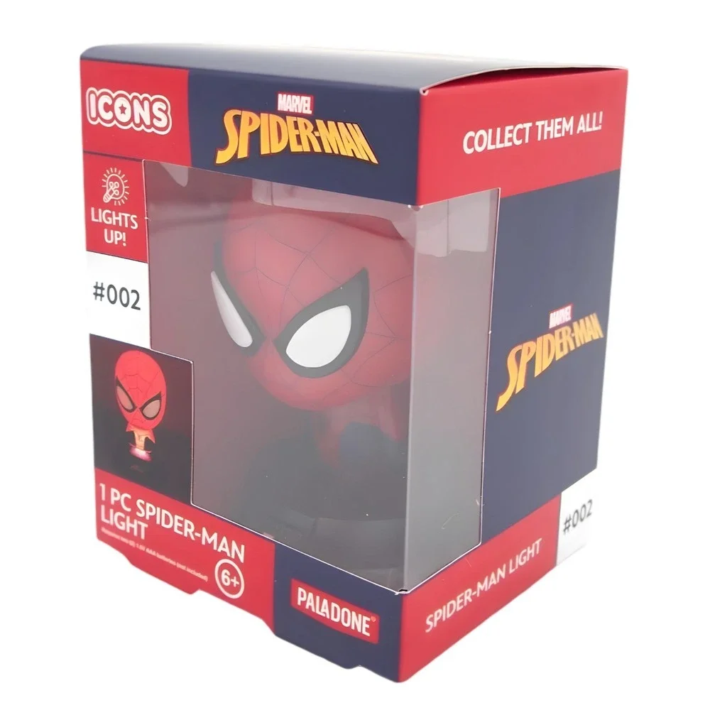 Spider-Man LED Lamp Paladone Marvel Icons Series 002 Battery Operated